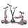 Hulajnoga dla dzieci Scoot & Ride Highwaykick 1 Push and Go 2w1 Jeździk i hulajnoga Wildberry